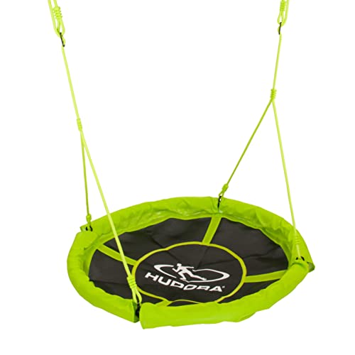 HUDORA Nestschaukel 110 cm - Baby / Kinder Schaukel Outdoor und Indoor - Kinderschaukel - Hängeschaukel für den Garten - Kinder & Babyswing - 100 kg Belastbarkeit - Grün - 72156